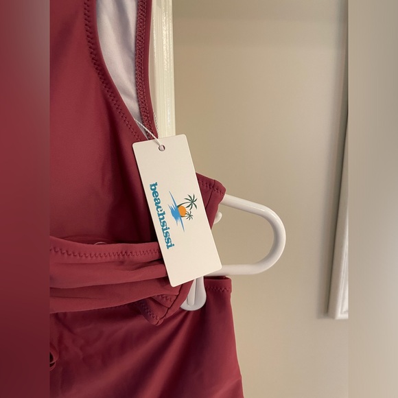 Brand New Beachsissi Mauve Two Piece - Large - Picture 4 of 5